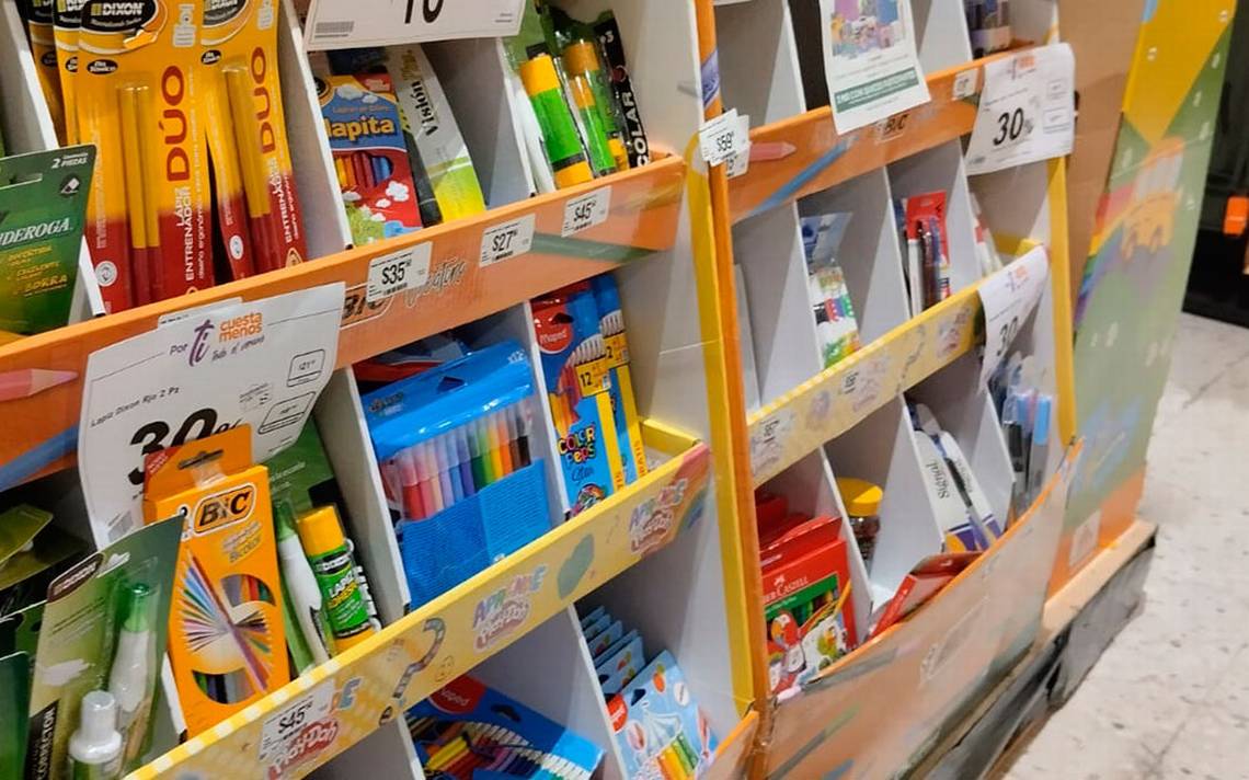 Papelerías esperan un repunte en ventas de útiles escolares